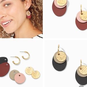 Stella & Dot Color Pop Versatile Earrings